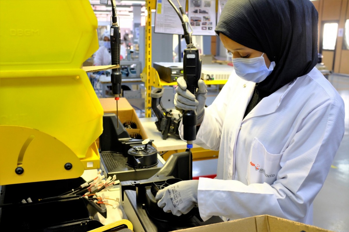 Assembly, heating system, connections, electric NP Morocco