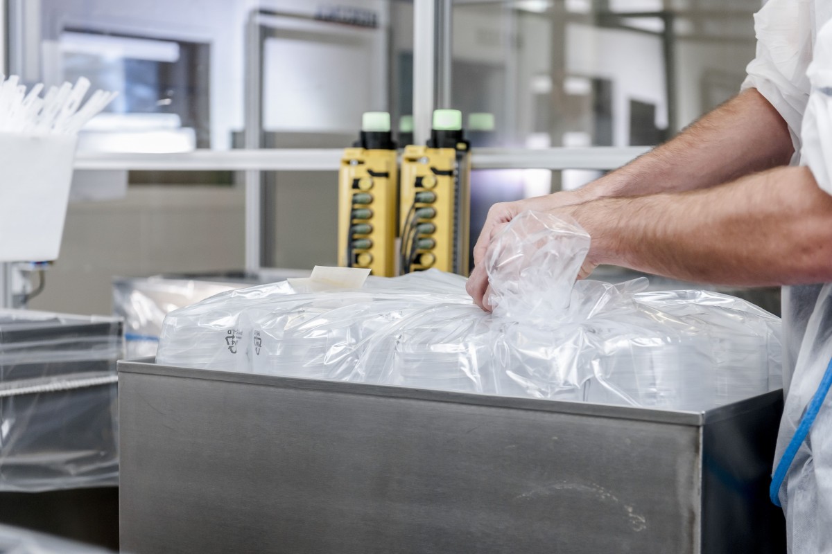 Packaging fin de cycle industrialisation NP Plastibell