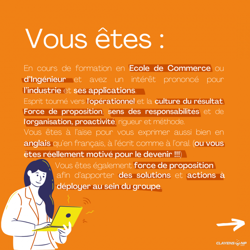 Vous cherchez un stage de Business Developer
