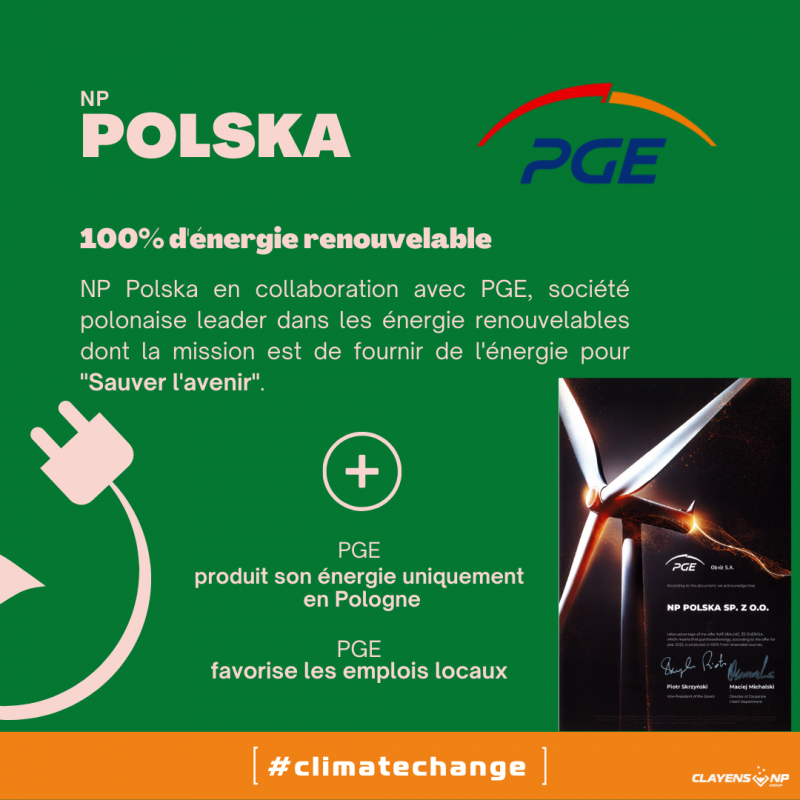 NP Polska contrat d'énergie verte - NP Polska Green energy contract