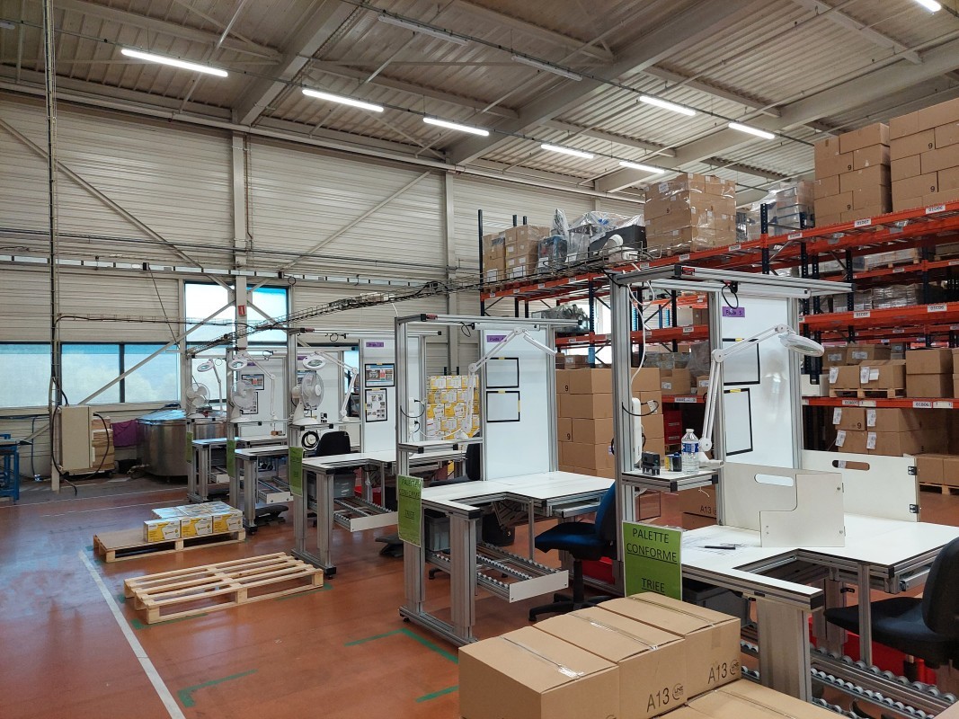 Workshop: finishing area